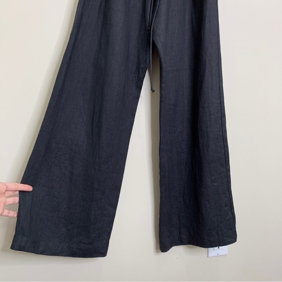 Reformation Pace Corset Wide-Leg Jumpsuit (Sz 2) Hemmed Petite Inseam Black - Picture 8 of 14